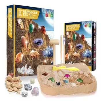 (H0826)Детский набор для раскопок драгоценных камней, игрушка-археология, креативная игрушка ручной работы