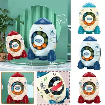 (H0826)Двусторонние вращающиеся игрушки для снятия стресса Magic-Bean, обучающие игрушки для детей / взрослых / для снятия стресса и беспокойства в офисе