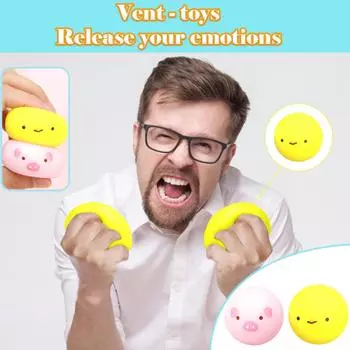 (H0826)Флуоресцентный липкий настенный шар, липкий целевой шар, декомпрессионная игрушка, детский подарок, 40 мл жёлтый