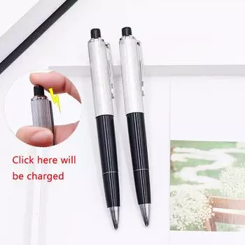 (H0826)Электрическая ручка, игрушка, гаджет, кляп, шутка, забавная шутка, новинка чёрный