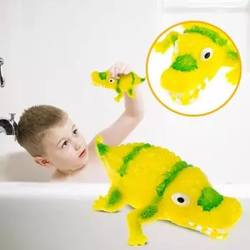 (H0826)Креативная новинка, пародия на косу, пародия на ногу, хитрая игрушка для декомпрессии всего человека, 3 мл жёлтый