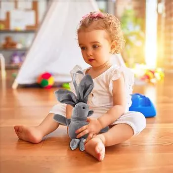 (H0826)Кукла-кролик желаний, плюшевая игрушка, бархатный кулон в виде кролика, подарок на Новый год и Рождество