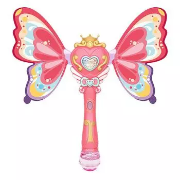 (H0826)MagicWand Bubble Machine с музыкальным светом для девочек и детей Bubble Toy(50мл) розовый