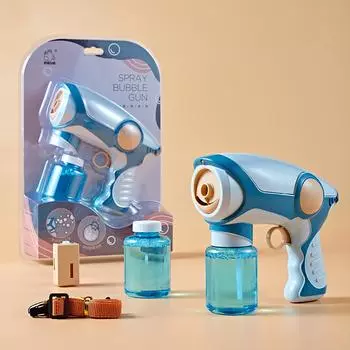 (H0826)Машина для мыльных пузырей для детей Детские игрушки для мыльных пузырей Машина для мыльных пузырей 10 мл синий