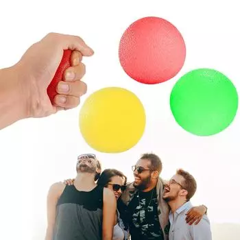 (H0826)Мяч для снятия стресса с ручным тренировочным устройством, подходящий для взрослых и детей