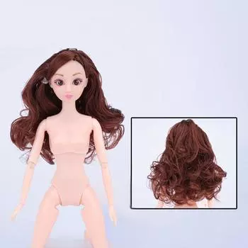 (H0826)Обнаженная кукла с головой, 12 суставов, движущиеся обнаженные тела, игрушки «сделай сам», аксессуары, подарок для девочки