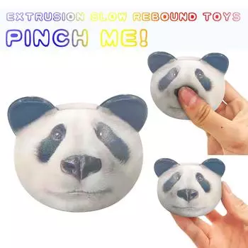(H0826)Pan da Decompression Медленно восстанавливающиеся игрушки Игрушки с головой животного Декомпрессионная игрушка Куклы