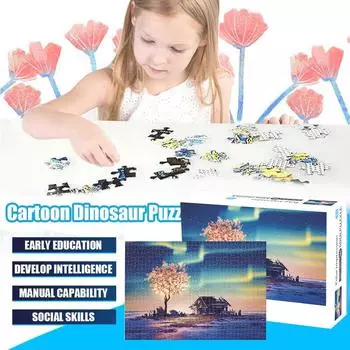 (H0826)Пазлы для взрослых, 1000 деталей, головоломка, интересные игрушки, 16,5 x 11,7 дюйма