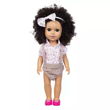 (H0826)Симпатичная кукла с вьющимися волосами, имитация милой куклы с вьющимися волосами, детская игрушка 35 см