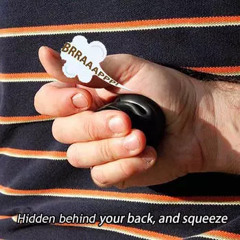 (H0826)Создать Звуки Пуканья Fart Pooter Gag Joke Machine Party чёрный