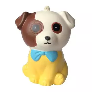 (H0826)Squishies Очаровательный щенок медленно растущий кремовый Squeeze ароматизированные игрушки для снятия стресса жёлтый