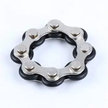 (H0826)Велосипедная цепь Игрушки для снятия стресса Игрушки для снятия стресса и беспокойства чёрный