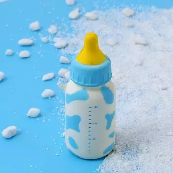 (H0915)Бутылочка для кормления кошек с фруктами и ароматом медленно растущих игрушек для снятия стресса синий