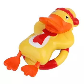 (H0915)Заводной заводной милый утенок для купания ребенка игрушка для игр в душе жёлтый