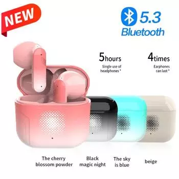 H11 Мини-беспроводная Bluetooth 5.3-гарнитура CVC8.0 с шумоподавлением Hi-Fi стерео TWS Наушники-вкладыши с низкой задержкой и микрофоном Спортивные наушники со сверхдолгим сроком службы