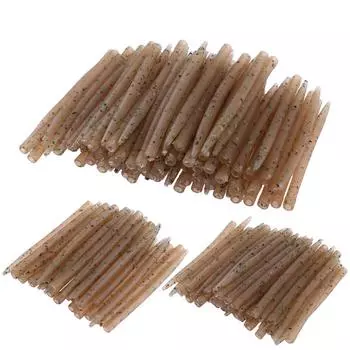 H1# Anti Rigs Sleeve Многофункциональные рыболовные резиновые трубки Камуфляжная ловля карпа 50pcs