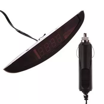 H1# Автомобильные электронные часы Портативный термометр Цельсия Уличный автомобильный аксессуар