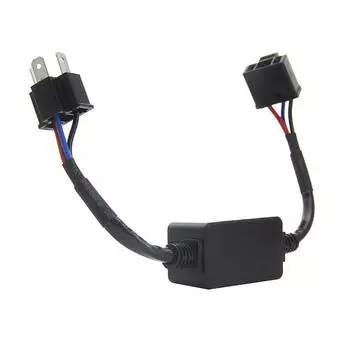 H1/H3/H7/H8/H9/H11 Автомобильный светодиодный декодер 12 В Черный антимерцающий светодиодный декодер Canbus Устранитель неисправностей Автомобильный аксессуар