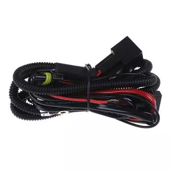 H1 H4 H7 H8 H9 H11 9005 9006 9007 Комплект для переоборудования ксеноновых фар, реле, жгут проводов