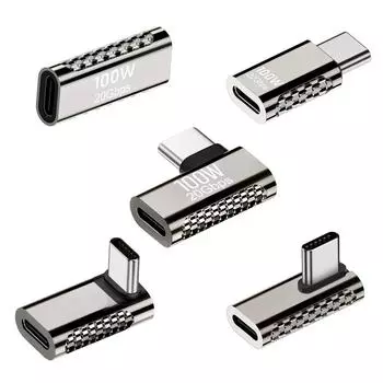 H1 # PD100W Конвертер передачи данных Тип-C-C Мини-адаптер для док-станции (вертикальный)