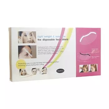 H1 # Прозрачная крышка для лица, пластиковый козырек для ванны для салонных принадлежностей, наращивание ресниц 50pcs