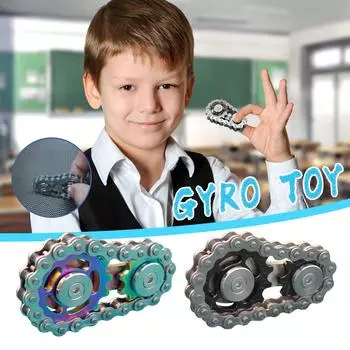 (H20)Кончик пальца Звездочка гироскопа Звездочка Маховик Игрушка на кончике пальца кофейный