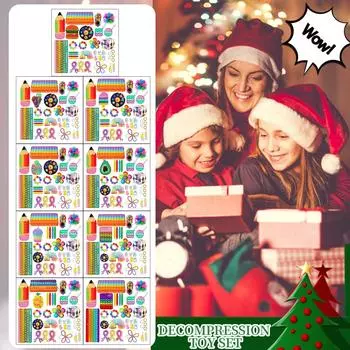 (H2O)Игрушка Fidget Toy Набор из 40 предметов, сенсорные игрушки для декомпрессии для детей и взрослых