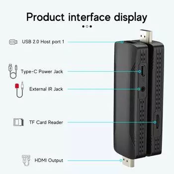 H313 Android 10,0 TV Stick 4K 1080P WiFi 6 2,4/5,8G Smart TV Stick для Google YouTube NETFLIX Сетевой медиаплеер ТВ-ключ