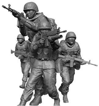 H3 Model Current Korean ROKMC Landing Infantry Set 4 Pieces Resin Kit HS35043 1/35