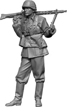 H3 Model German MG42 Machine Gunner Resin Kit HS48056 1/48