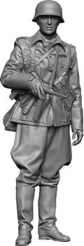 H3 Model German Wehrmacht Officer on the Front Line Resin Kit HS48052 1/48