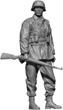 H3 Model World War II German Army Waffen SS Grenadier Resin Kit HS48019 1/48