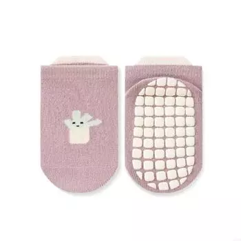 H3CD Детские носки Нескользящие резиновые подошвы Носки Дышащие Мультяшные Хлопковые Носки Носки для первых шагов Носки для младенцев для дома Учимся ходить S for 0 to 12M