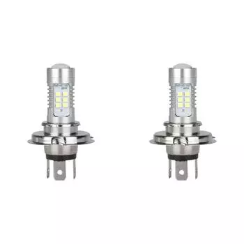 H4 9003 HB2 автомобильная лампа 6000K 220W 12V дальний ближний свет белый (1 шт)