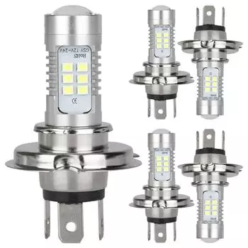 H4 9003 HB2 светодиодная лампа для фар супер яркая 12 В комплект для переоборудования фар IP67 водонепроницаемая автомобильная ходовая лампа белый алюминий 15000 лм