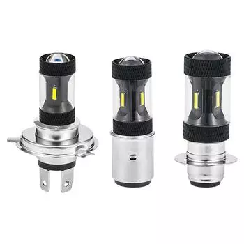 H4 H6 P15D BA20D противотуманная фара для мотоцикла светодиодная фара ближнего света светодиодная фара дальнего света для мотоцикла фары освещения