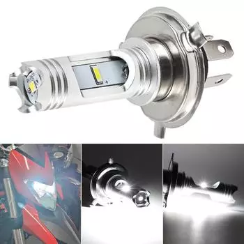 H4 LED для мотоцикла Yamaha MT07 MT03 MT09 XT 660 X 04-16 H4 H1S 9003 светодиодные фары дальнего/ближнего света 5200LM 6000K ксеноновые белые CANbus