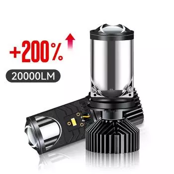H4 LED RHD/LHD Bi-LED проекционная фара Линза Автомобильная лампа LED H4 Комплект для переоборудования фары дальнего/ближнего света 12 В 24 В 6500 К