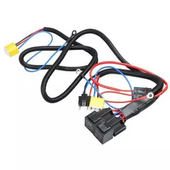 H4 Light Enhance Cable Socket Light Enhancer Brightener Car Headlight Wire Cables Halogen Lamp разноцветный