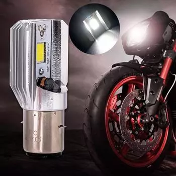 H6 BA20D DC 8V-80V 8W 6500K COB светодиодная лампа для фар мотоцикла дальнего/ближнего света белые лампы для мотоциклов, новые светодиоды и лампы высокой интенсивности
