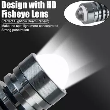 H6 Дальний и ближний свет высокой яркости светодиодные маленькие стальные прожекторы-пушки мотоциклетные фары универсальные фары для мотоциклов белый