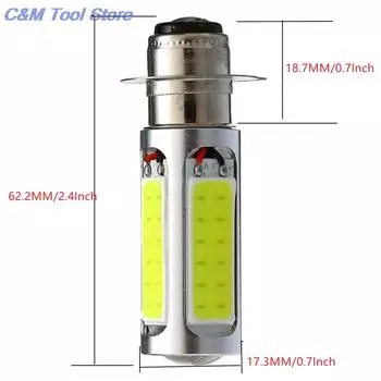 H6 P15D DC 12V Canbus противотуманные фары 12 SMD 1200LM мотоциклетные фары лампы скутера аксессуары Moto DRL для Suzuki Hi Lo лампы Led H6