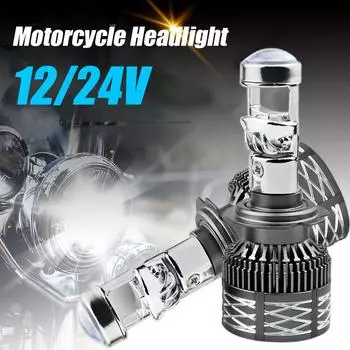 H7 H4 H11 светодиодная автомобильная фара мини-линза для проектора H8 9005 9006 HB3 HB4 6000K автомобильная/мотоциклетная мини-линза противотуманная фара