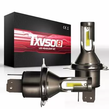 H7 светодиодные лампы для автомобиля Mini 6000K фары 55W/лампа универсальные супер яркие COB лампы для автомобилей Luces Led Para Auto