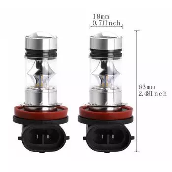 H9 Led H7 H11 9005 HB3 9006 HB4 100 Вт 6000 К супер белые светодиодные противотуманные фары для автомобиля противотуманные фары светодиодные фары