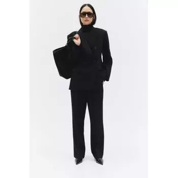H M Chris Front Pants Black