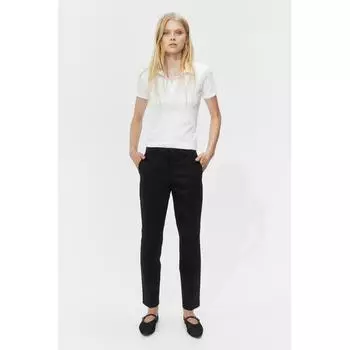 H M cigarette pants black