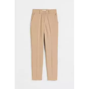 H M cigarette trousers beige
