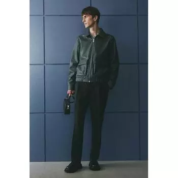 H M Criss Leg Pants Regular Fit Dark Grey XS