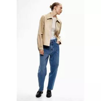 H M Criss Leg Tapered Jeans Denim Blue